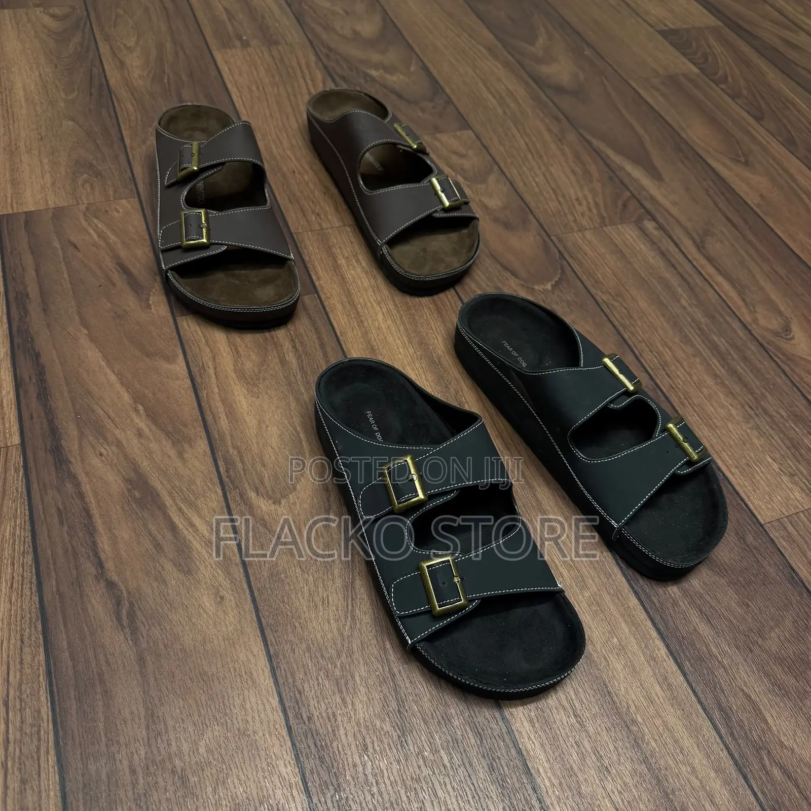 Premium New Fear of God Birkenstock Slippers