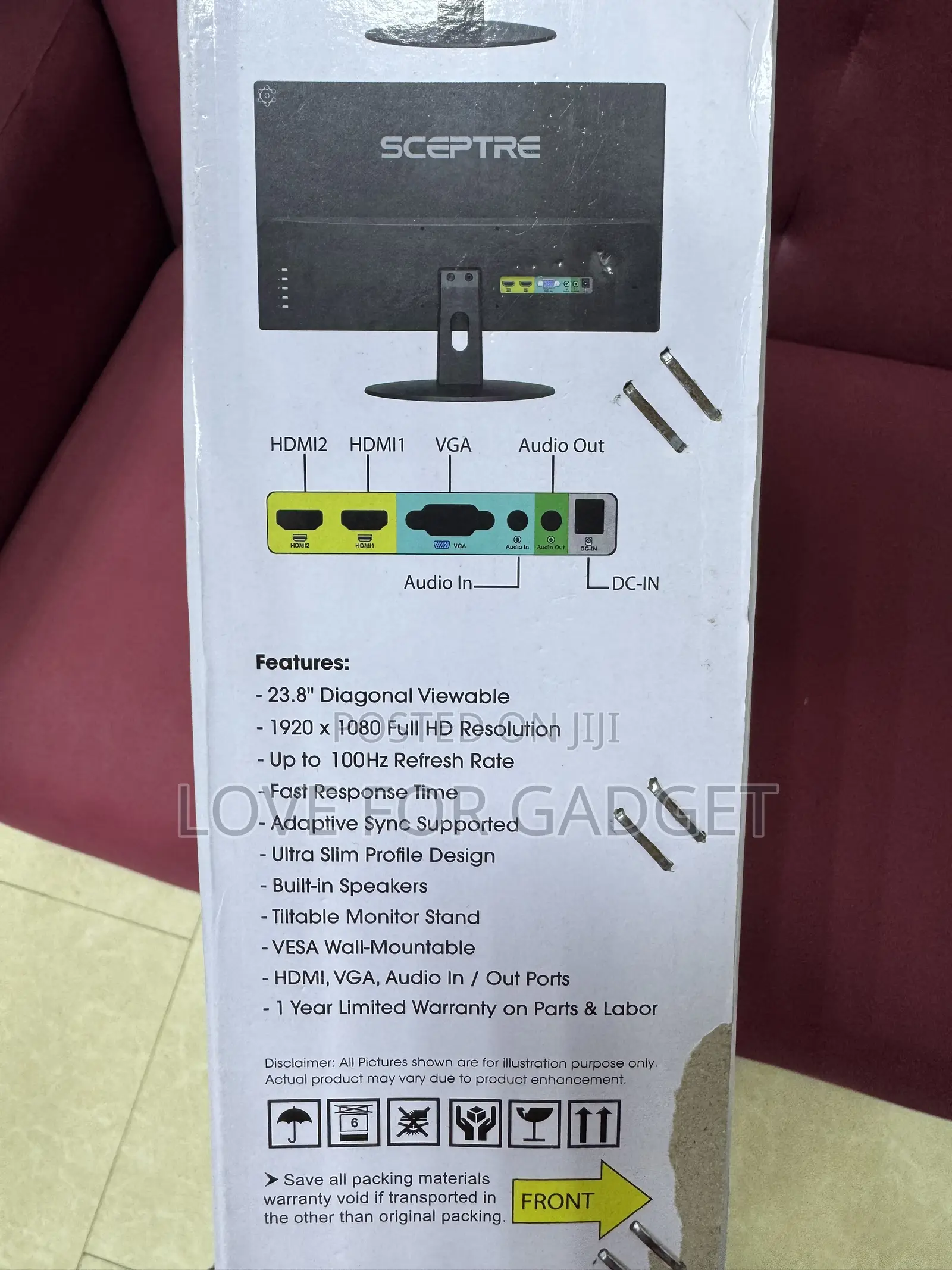 Scepter 24 LED Monitor Ultra Slim Pro Series