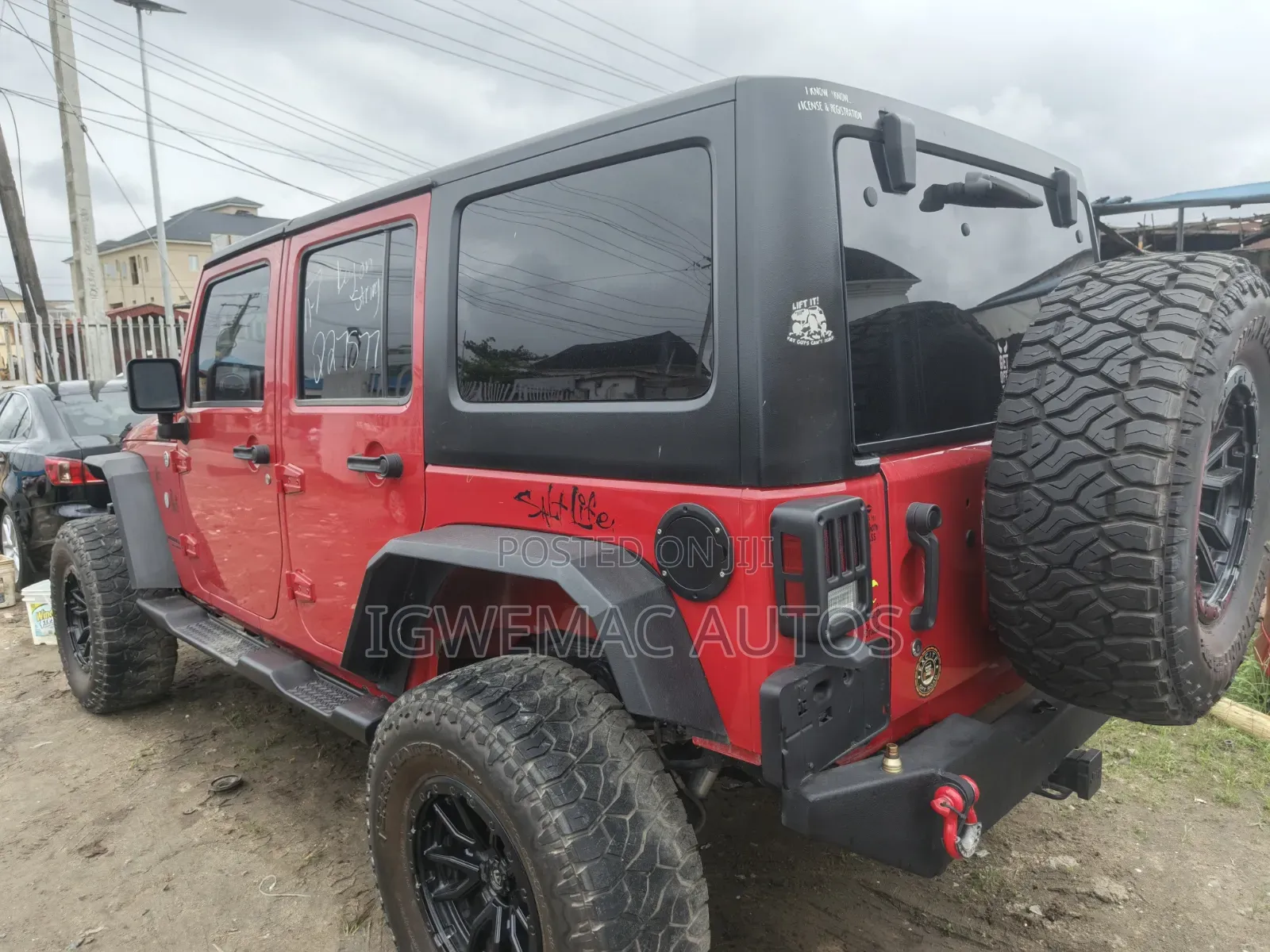 Jeep Wrangler Unlimited Sahara 4dr SUV 4WD (3.6L 6cyl 6M) 2014 Red