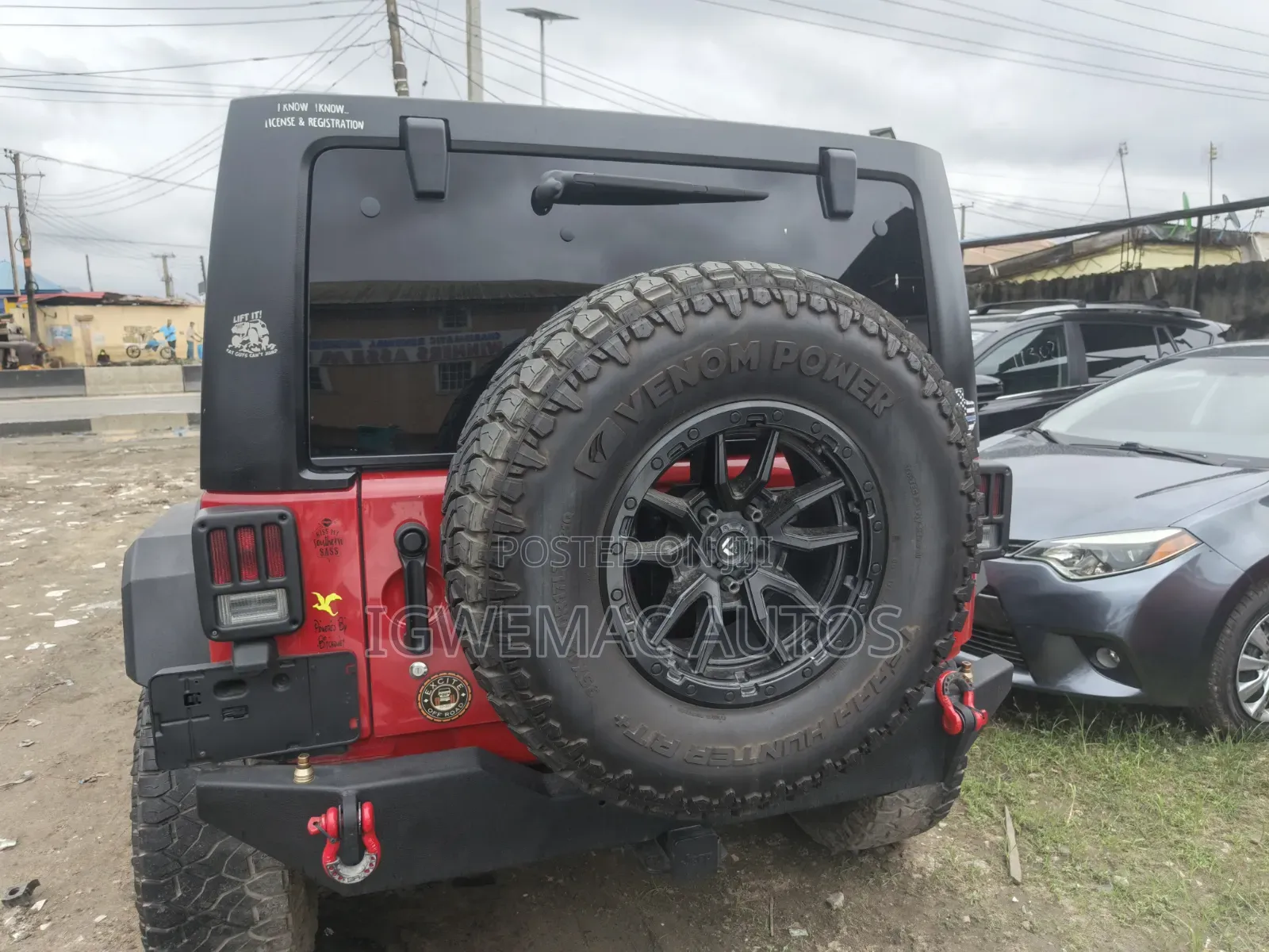 Jeep Wrangler Unlimited Sahara 4dr SUV 4WD (3.6L 6cyl 6M) 2014 Red