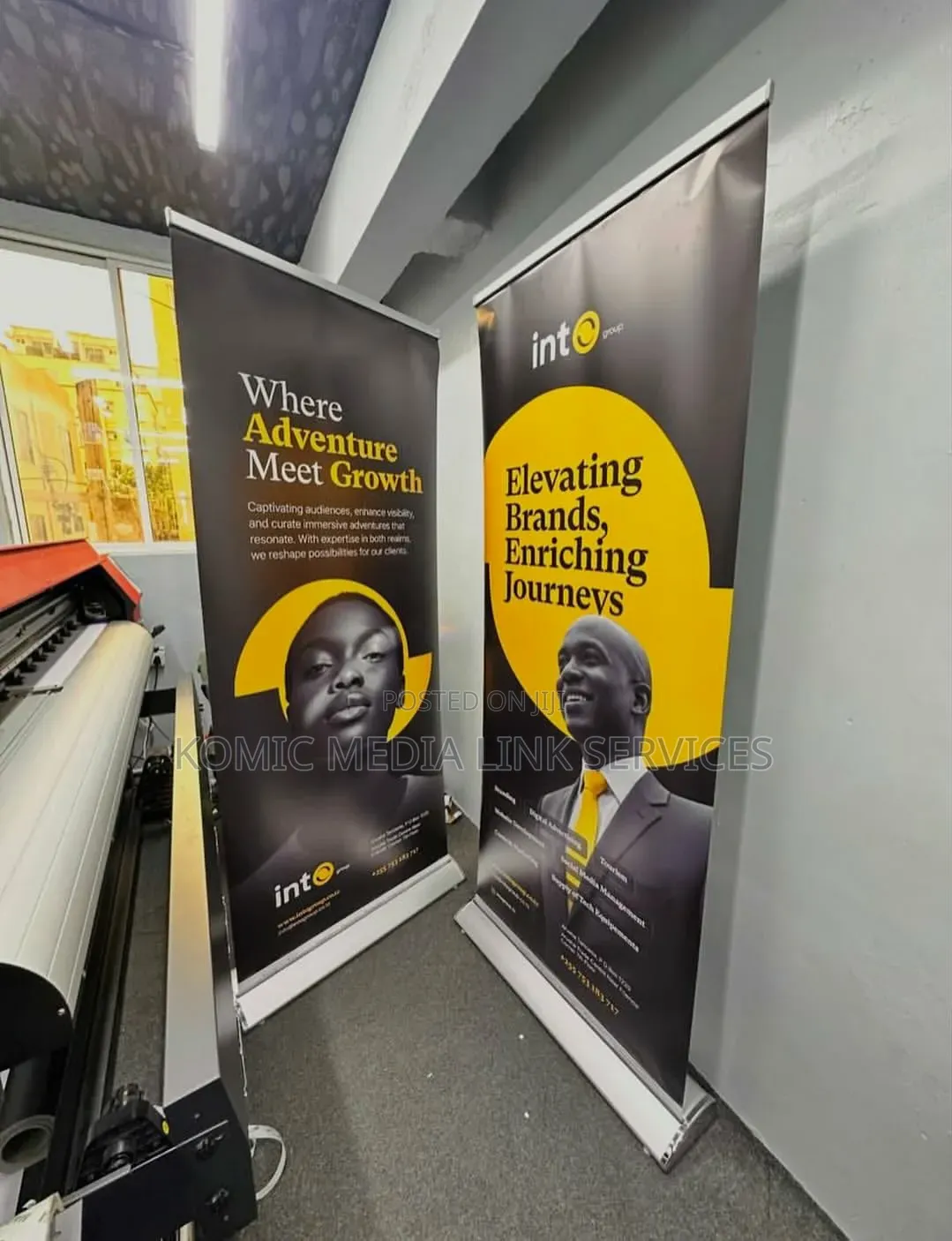 Custom Branded Roll-Up Banners | Pull-Up Banners With Full Stand