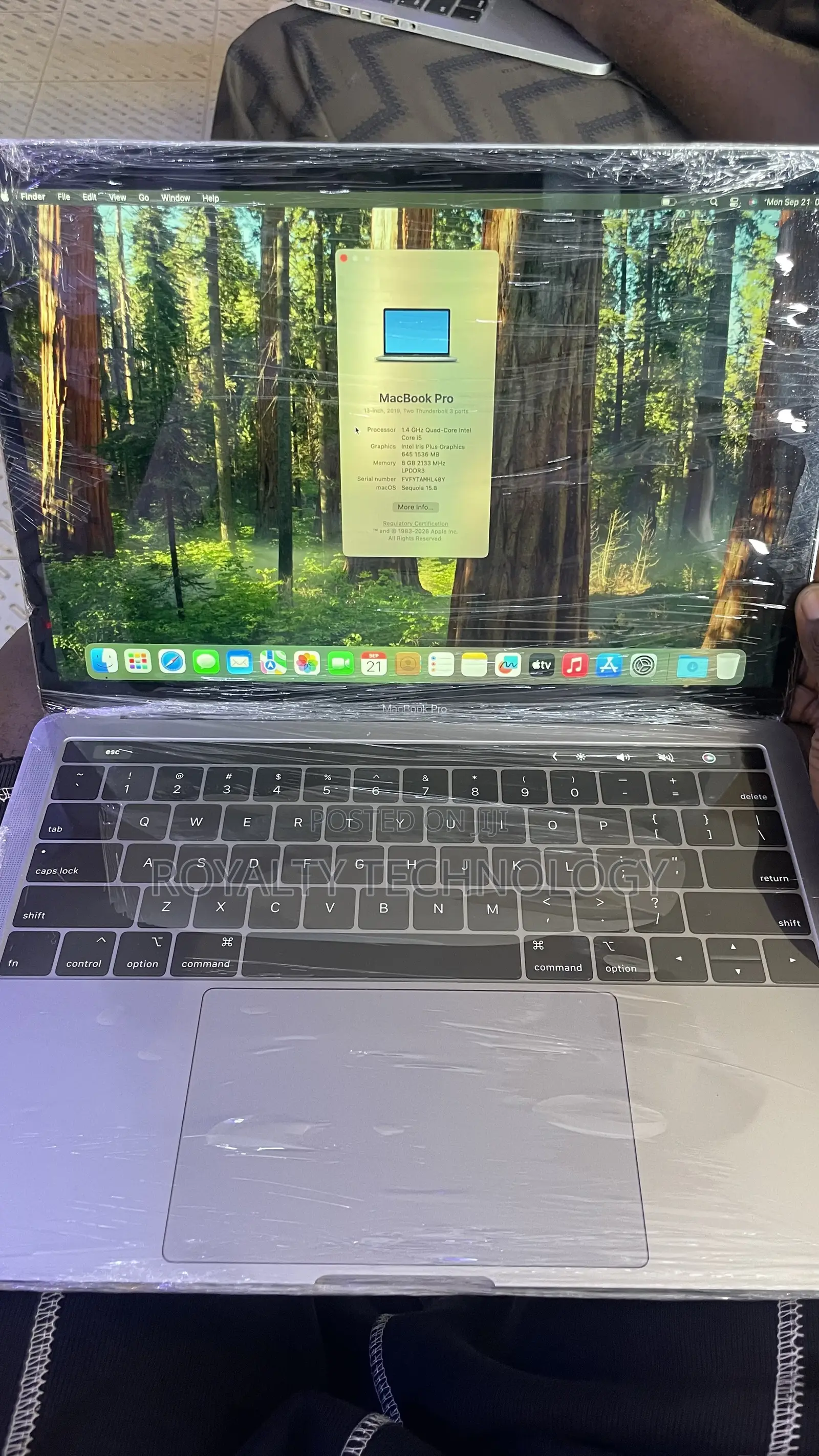 Laptop Apple MacBook Pro 2019 8GB Intel Core i5 SSD 128GB