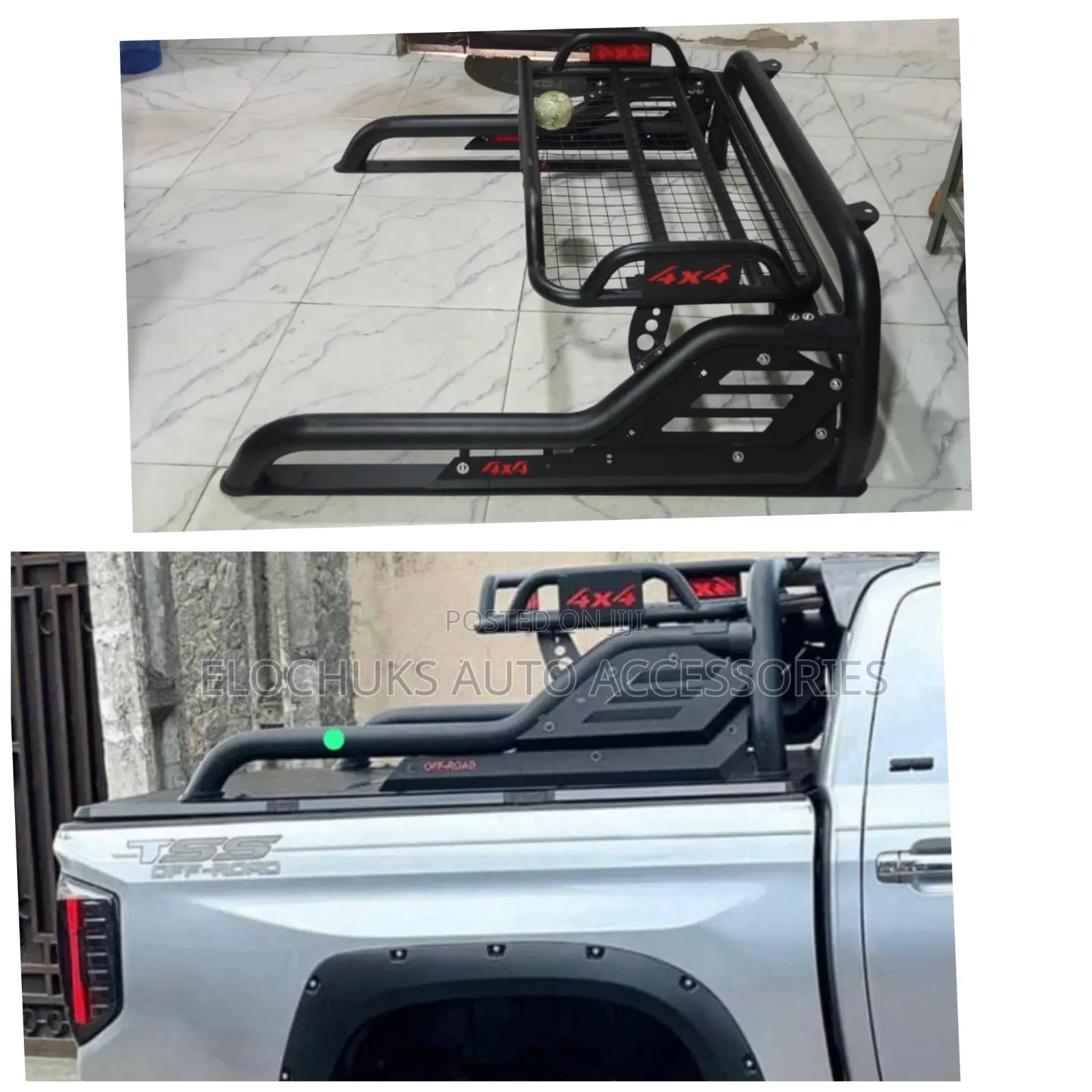 Iron Rollbar With Rolling Boot Cover for Toyota Tundra