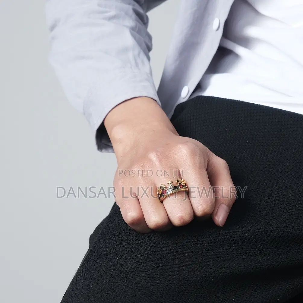Royal Crown Diamond Ring for Men