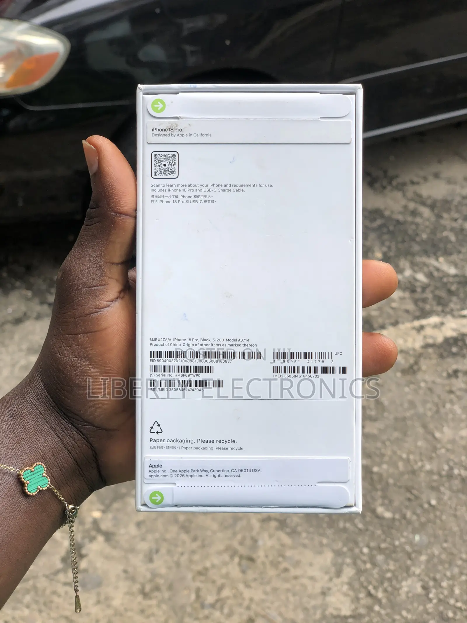New Apple iPhone 18 Pro 512 GB Black