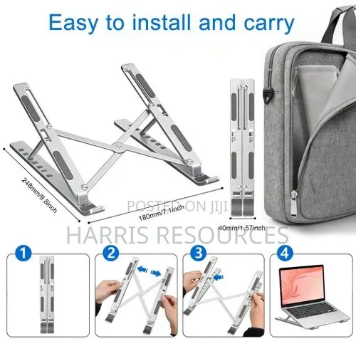 Multi-Position Adjustable Folding Laptop Stand