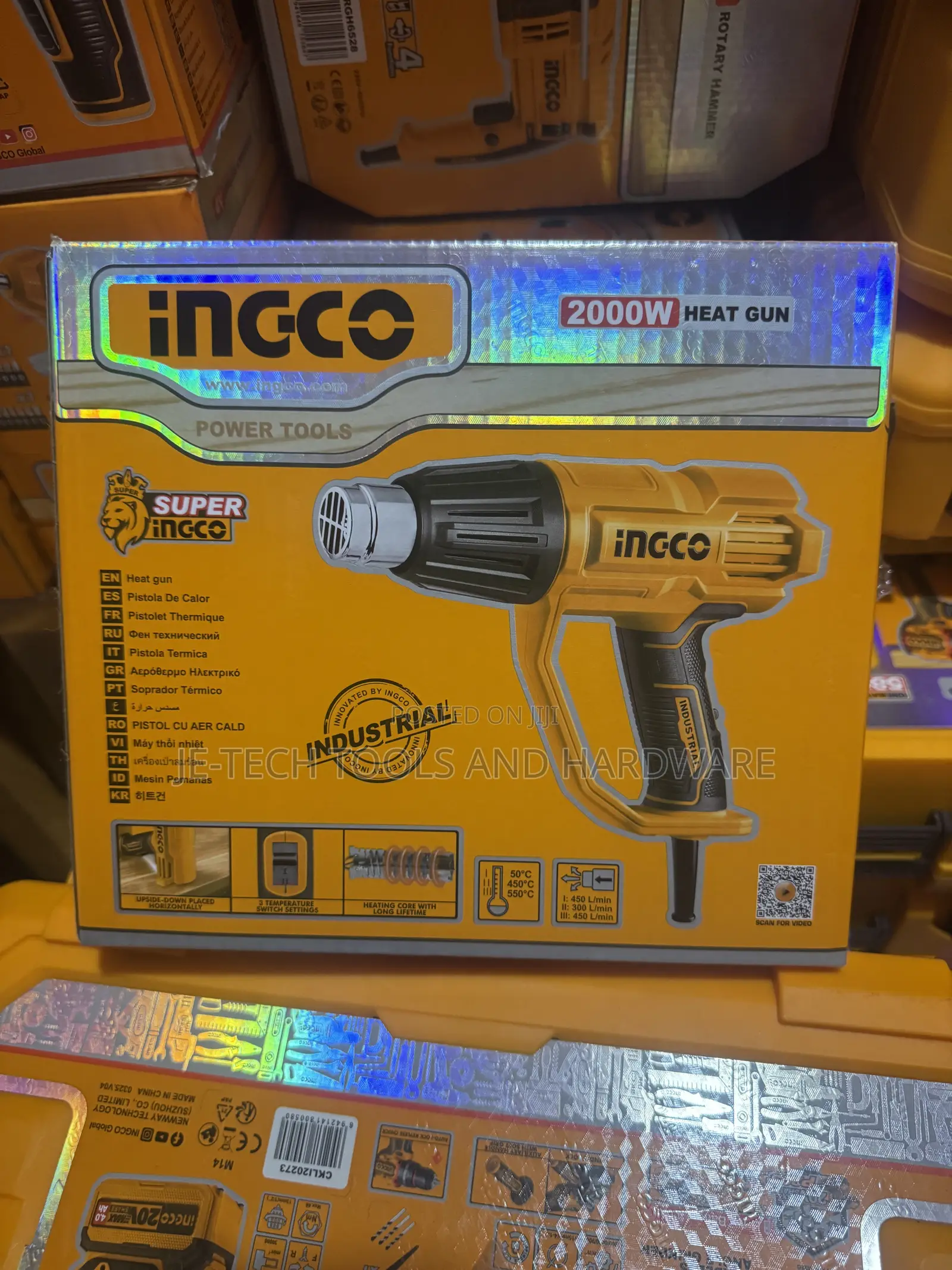 INGCO 2000W Industrial Heat Gun,