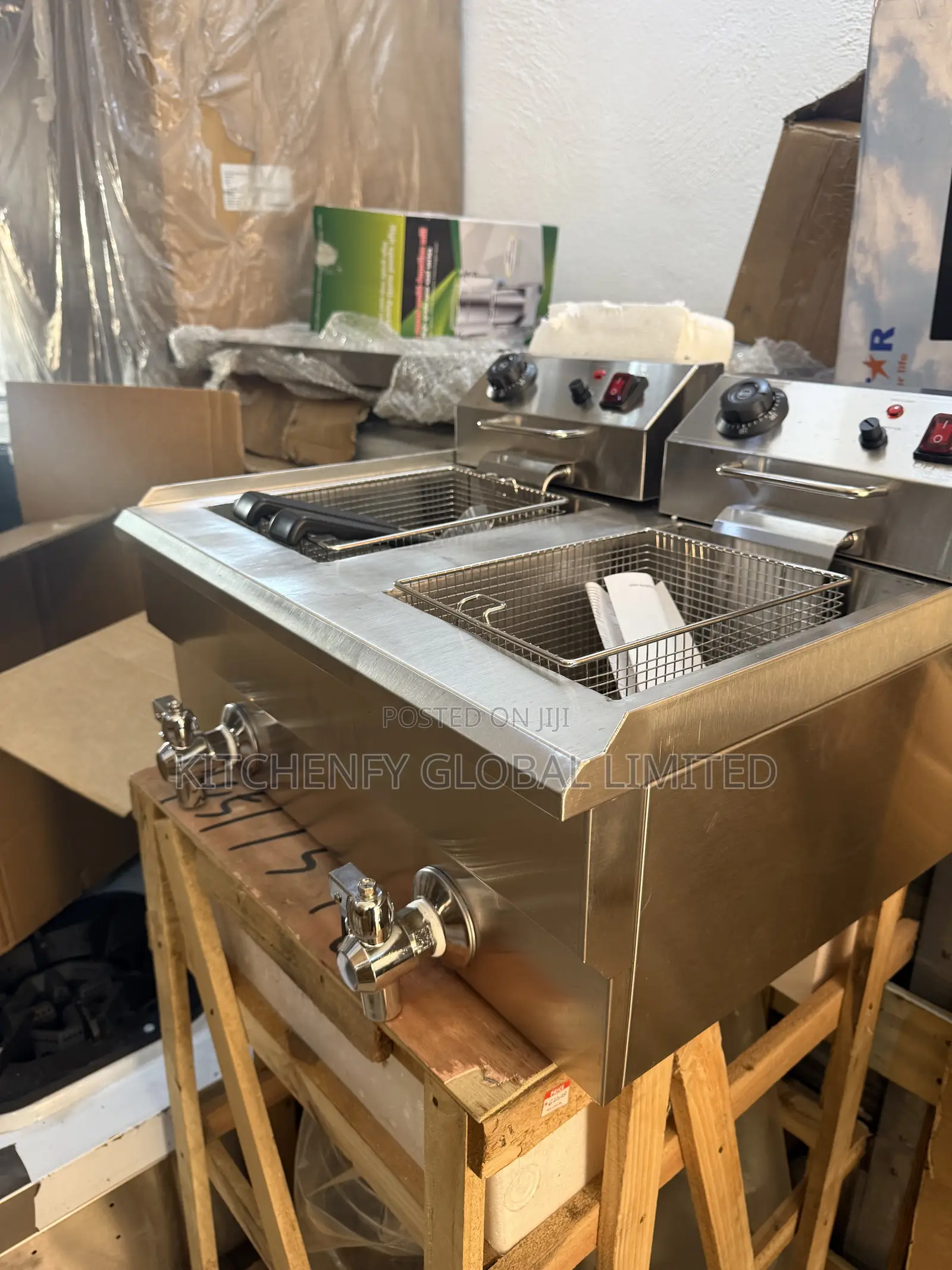 Brand New Electric Fryer Double Basket