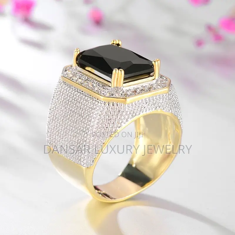 Big Men’s Ring With Sapphire Stone