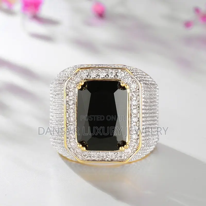 Big Men’s Ring With Sapphire Stone