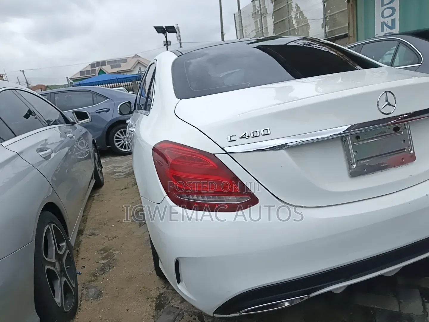 Mercedes-Benz C400 4Matic AWD Sedan (3.0L V6 7A) 2015 White