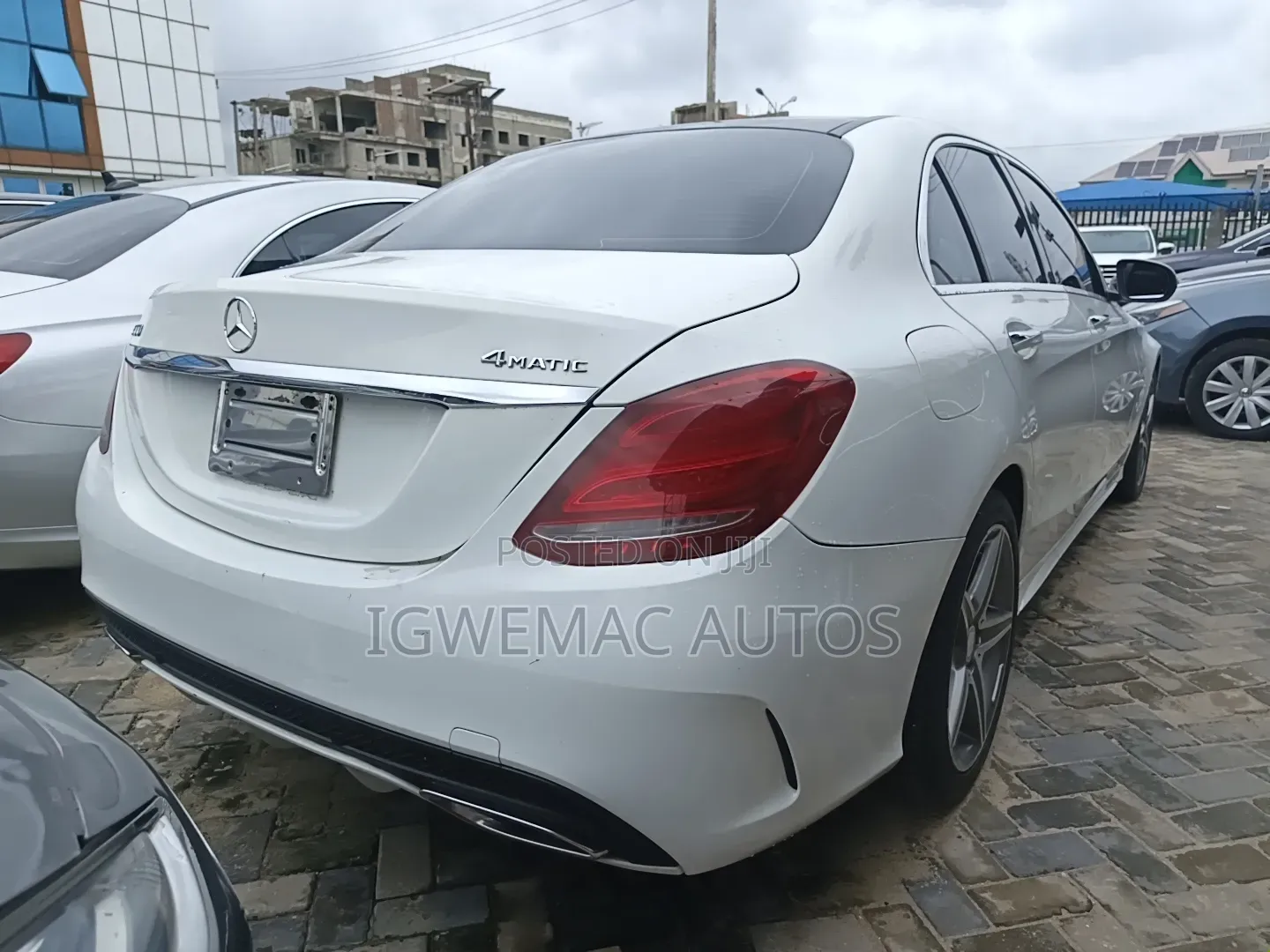 Mercedes-Benz C400 4Matic AWD Sedan (3.0L V6 7A) 2015 White