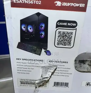 New Desktop Computer iBUYPOWER 16GB AMD Ryzen 7 SSD 1T