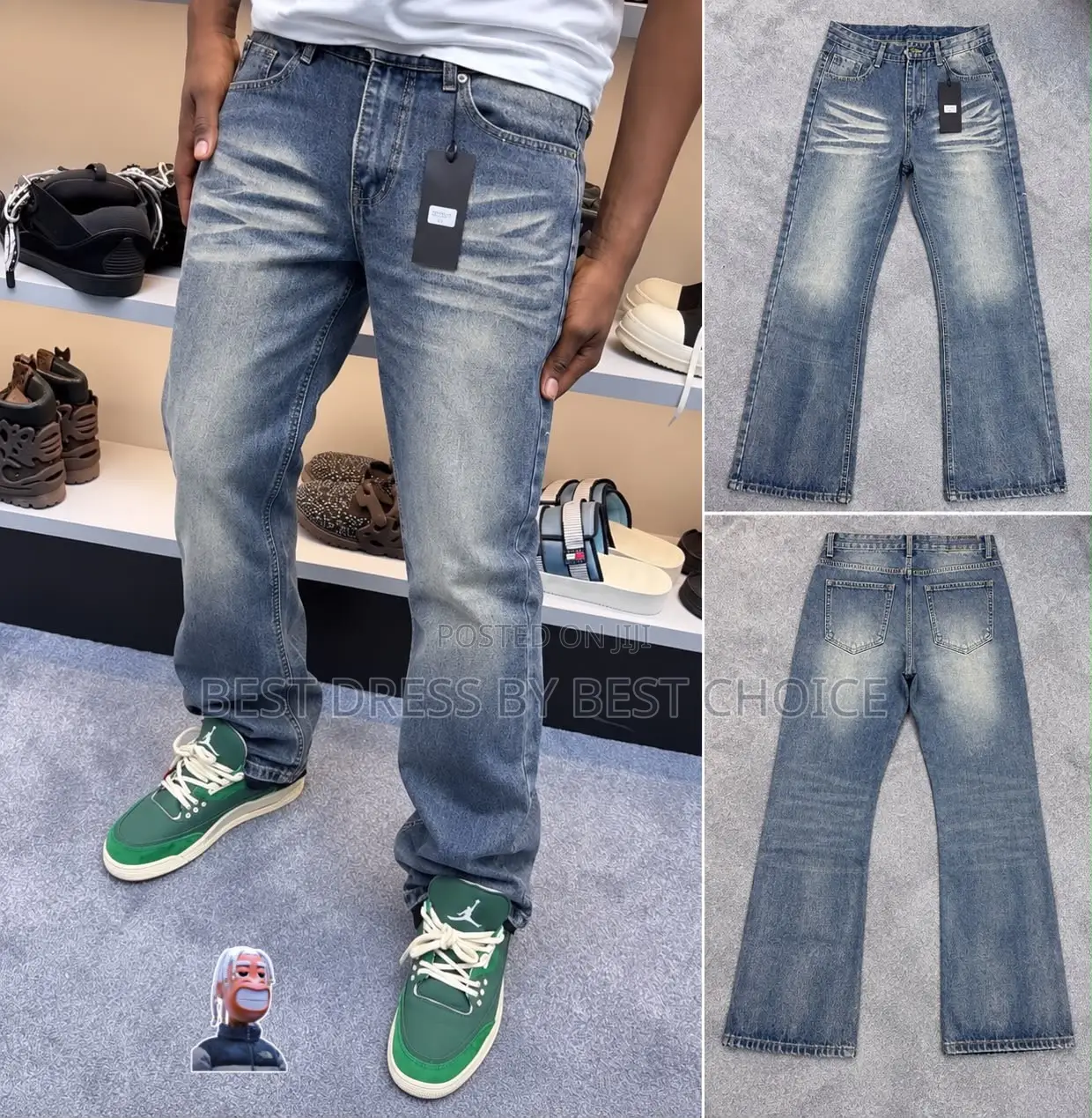 Premium Quality Baggy Jean!! All Sizes Available in Store  