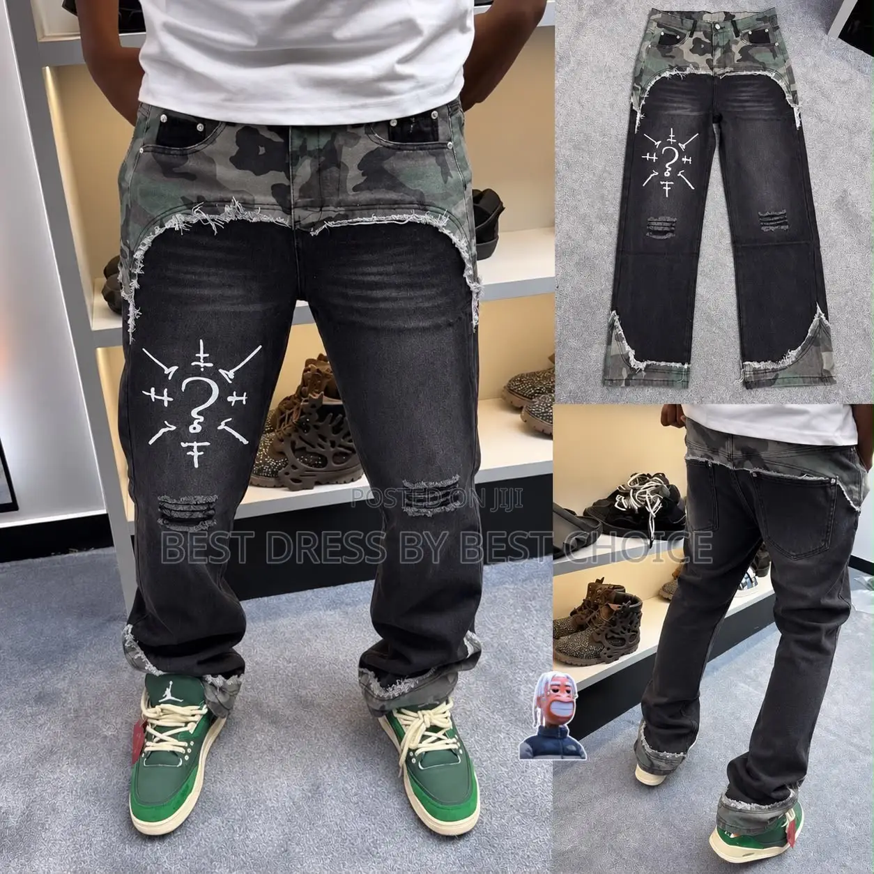 Premium Quality Baggy Jean for Men!! All Sizes Available in Store  