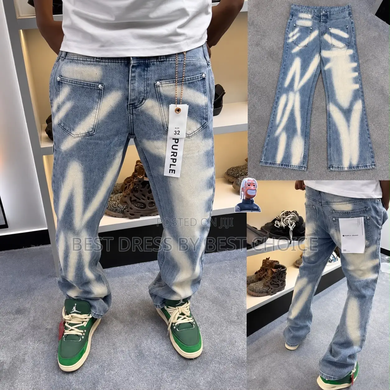 Premium Quality Baggy Jean for Men!! All Sizes Available in Store  