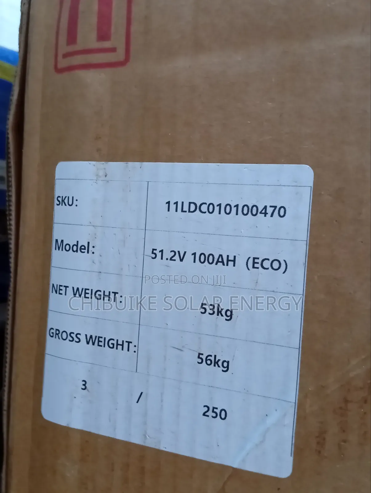 Ecow World Solar Battery 5kwh/48v