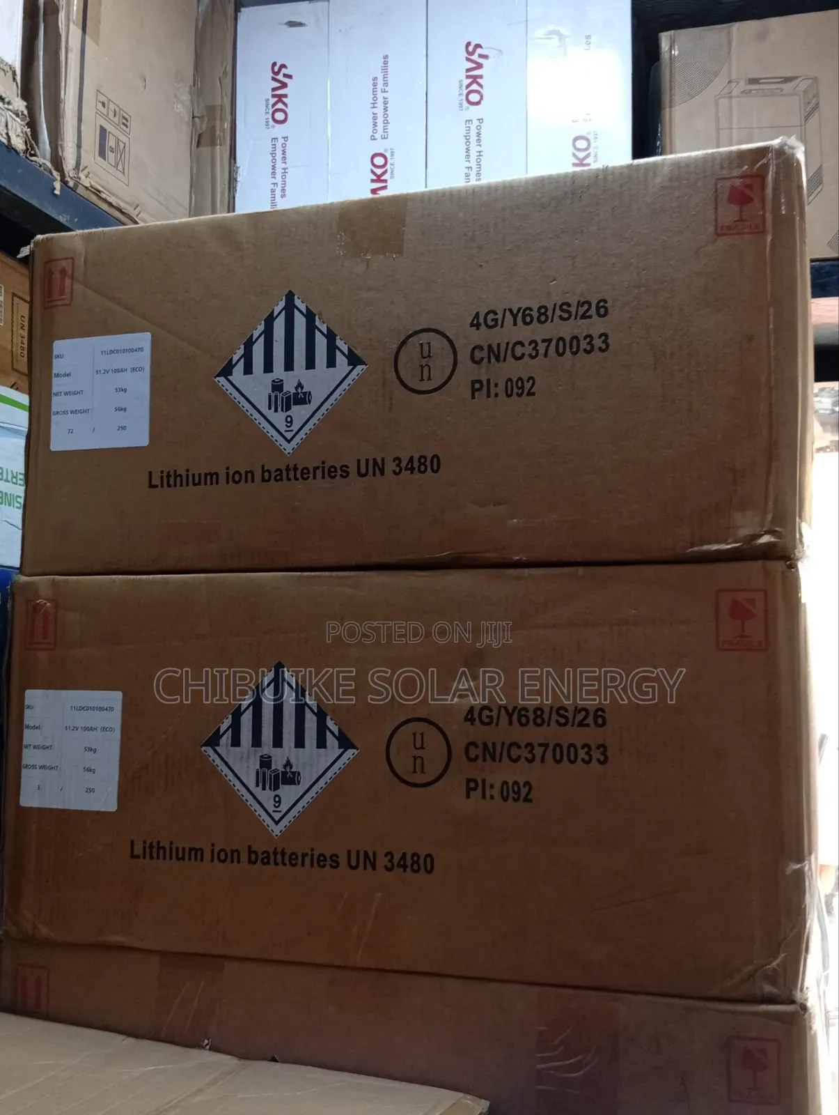Ecow World Solar Battery 5kwh/48v