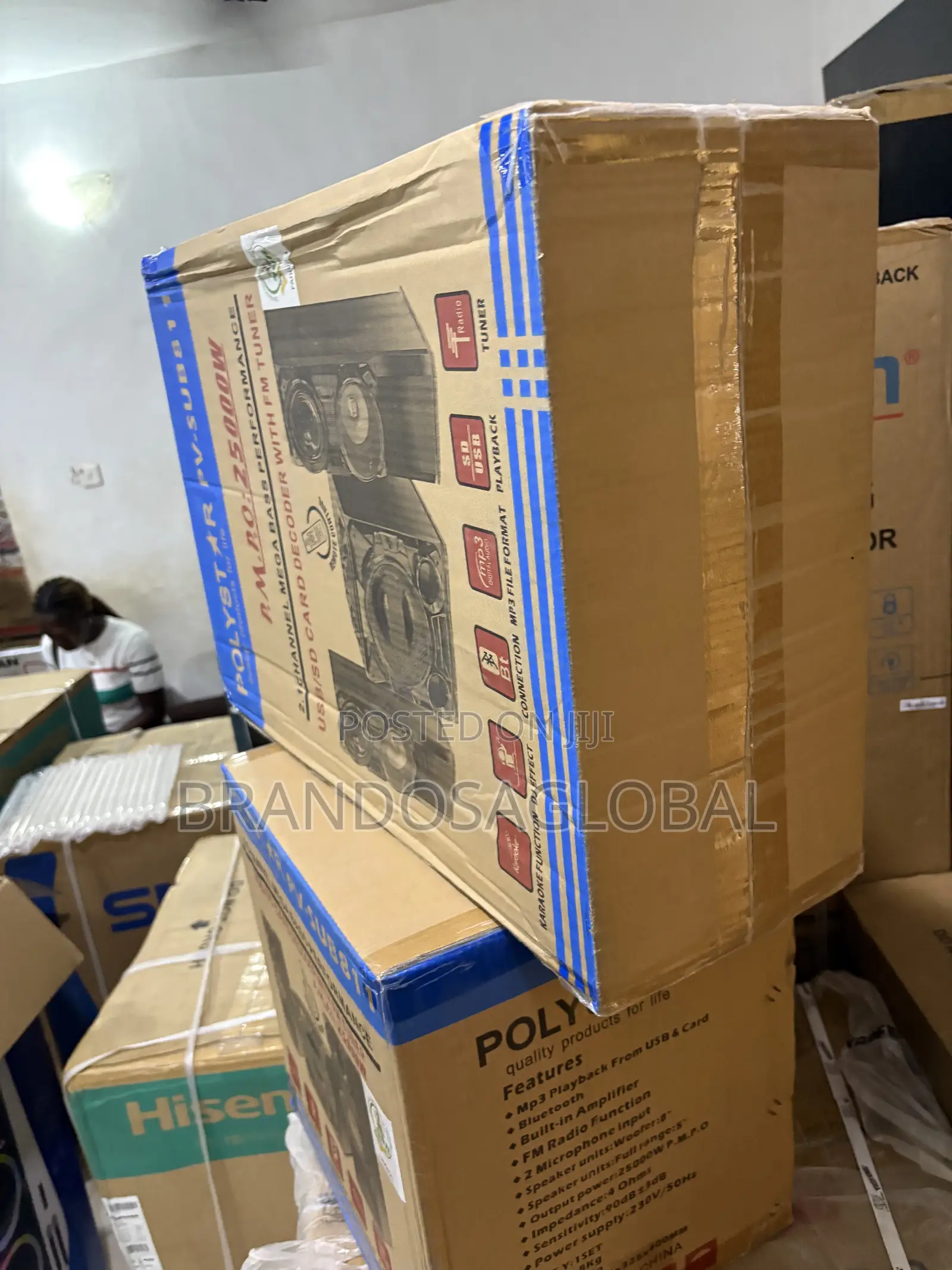 Polystar PV-SUB811 Home Stereo System