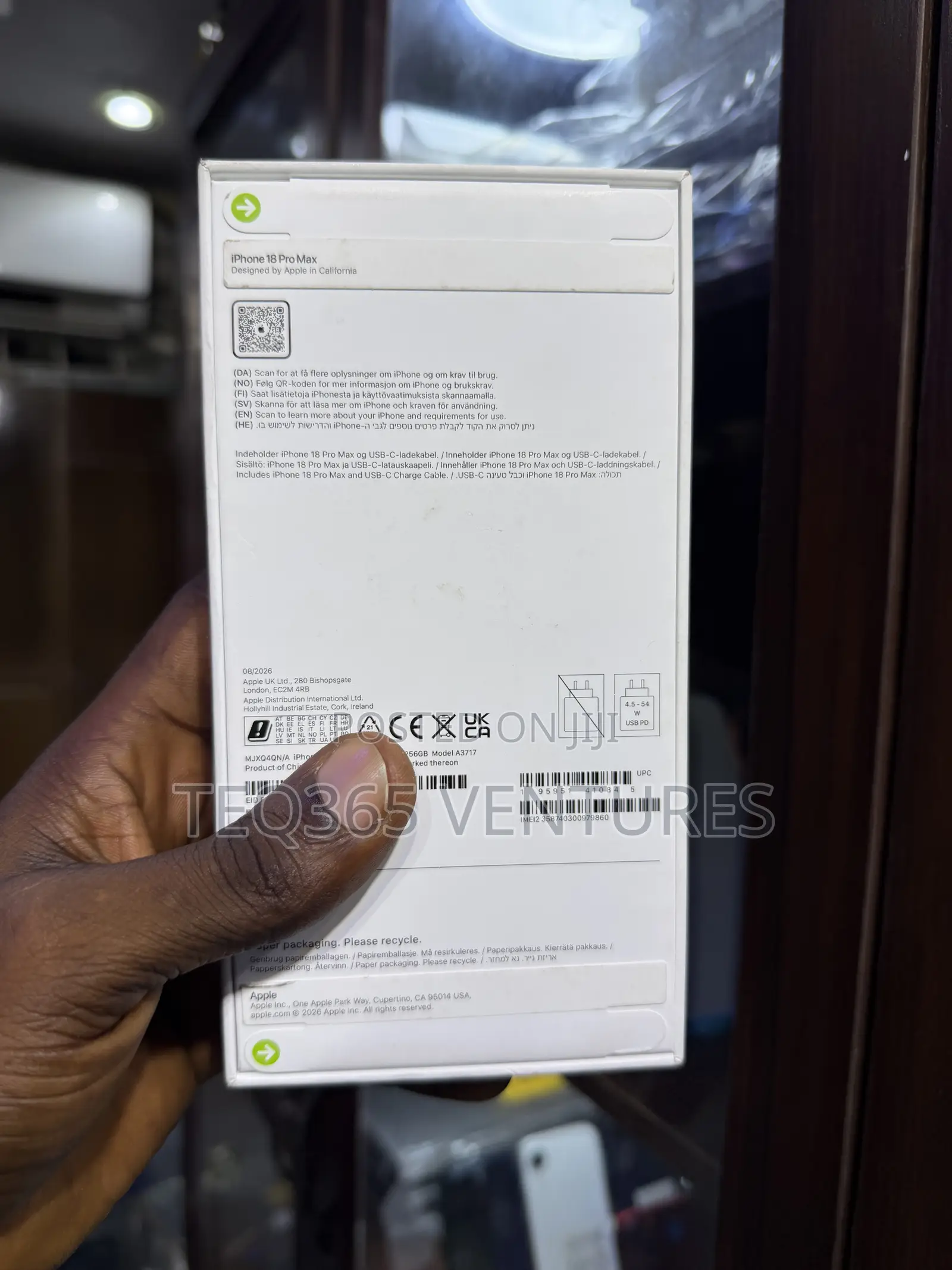 New Apple iPhone 18 Pro Max 256 GB