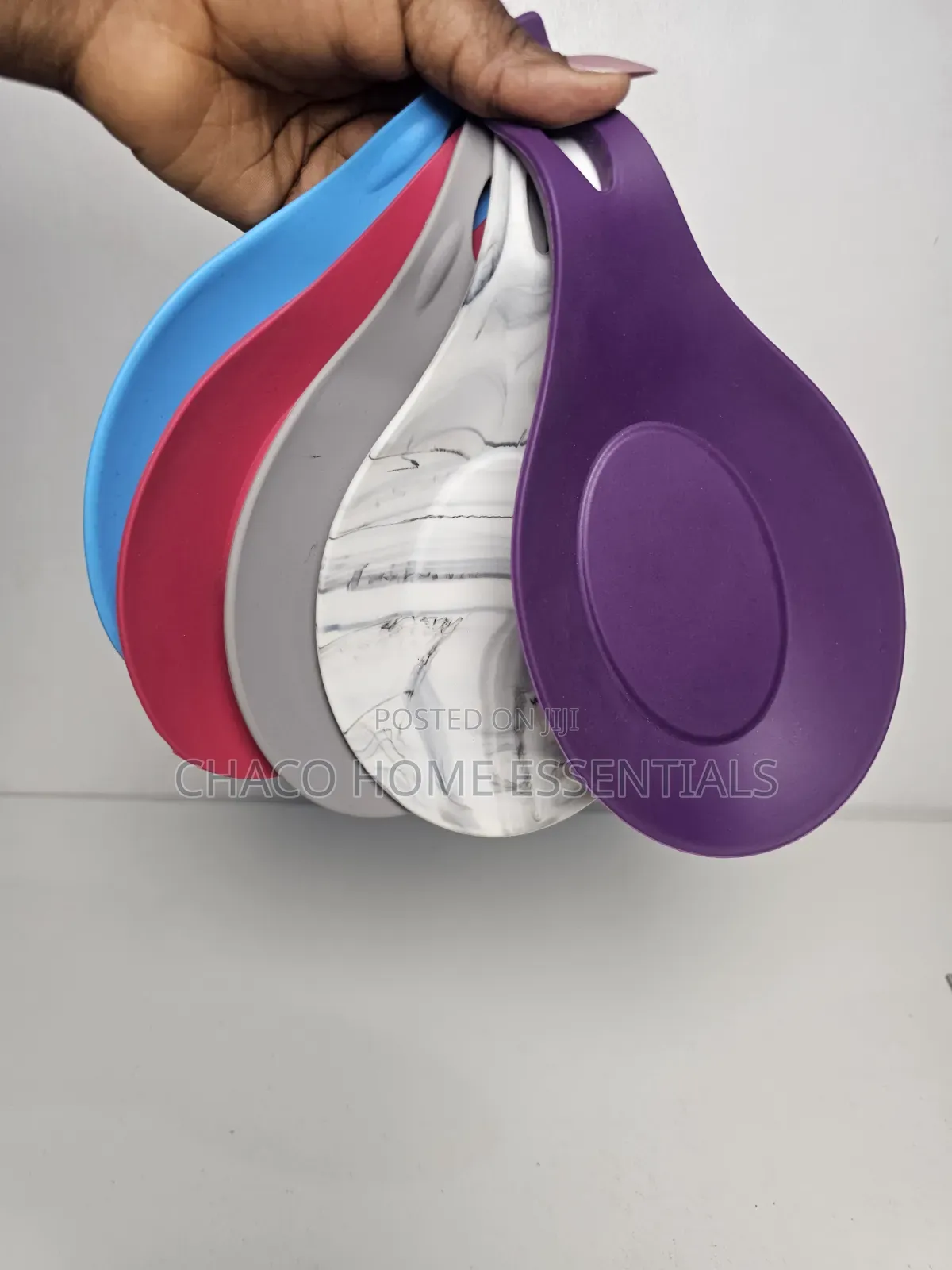 Silicone Spoon Rest Set – Heat Resistant Kitchen Utensil Holder