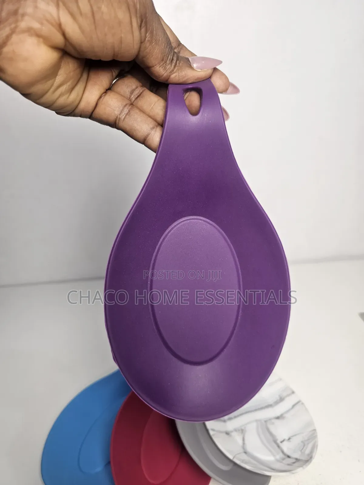 Silicone Spoon Rest Set – Heat Resistant Kitchen Utensil Holder