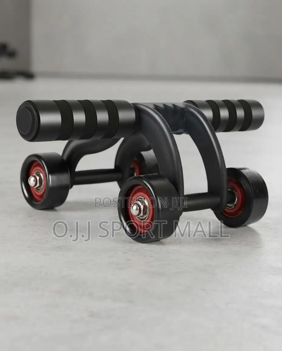 4-Wheel Workout Power Roller – AB Wheel for Core Training