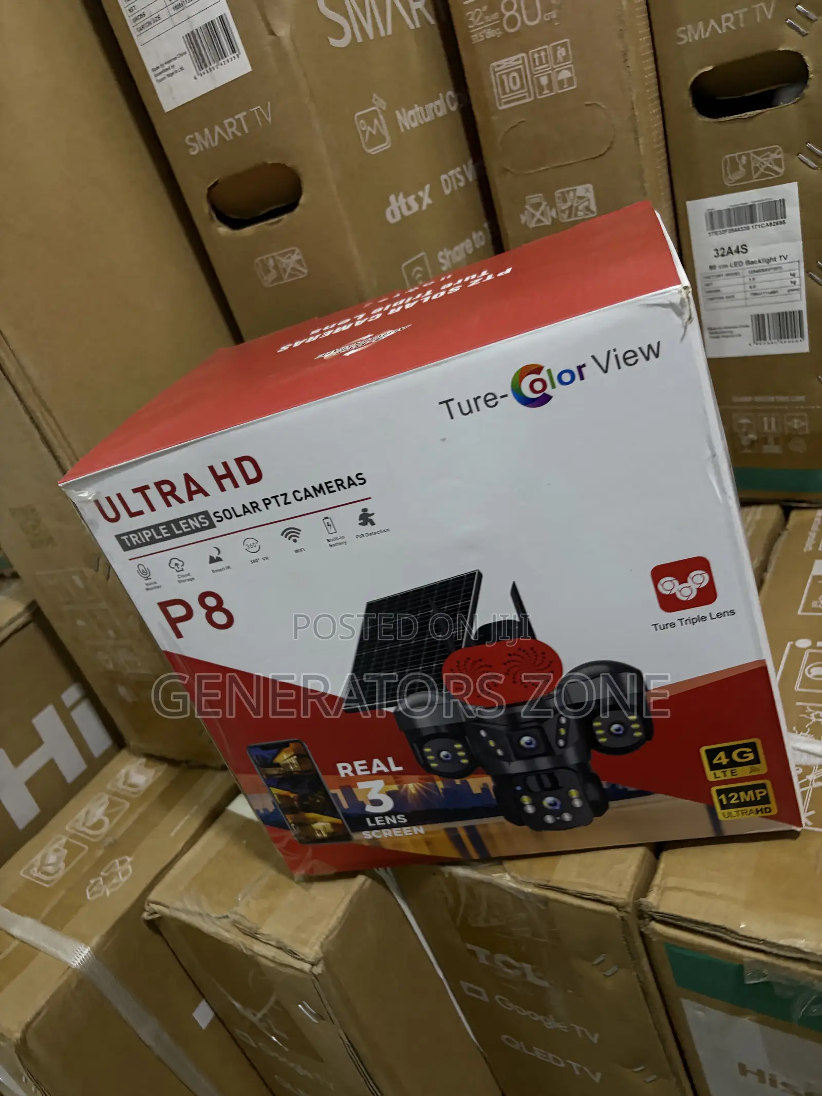 Full Color Solar PTZ Security Camera for Outdoor Use
