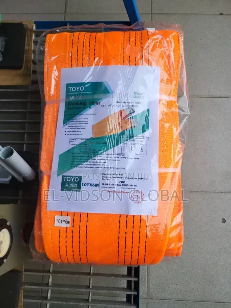 10-Ton by 6-Meter (10t*6m) Flat Webbing Lifting Sling