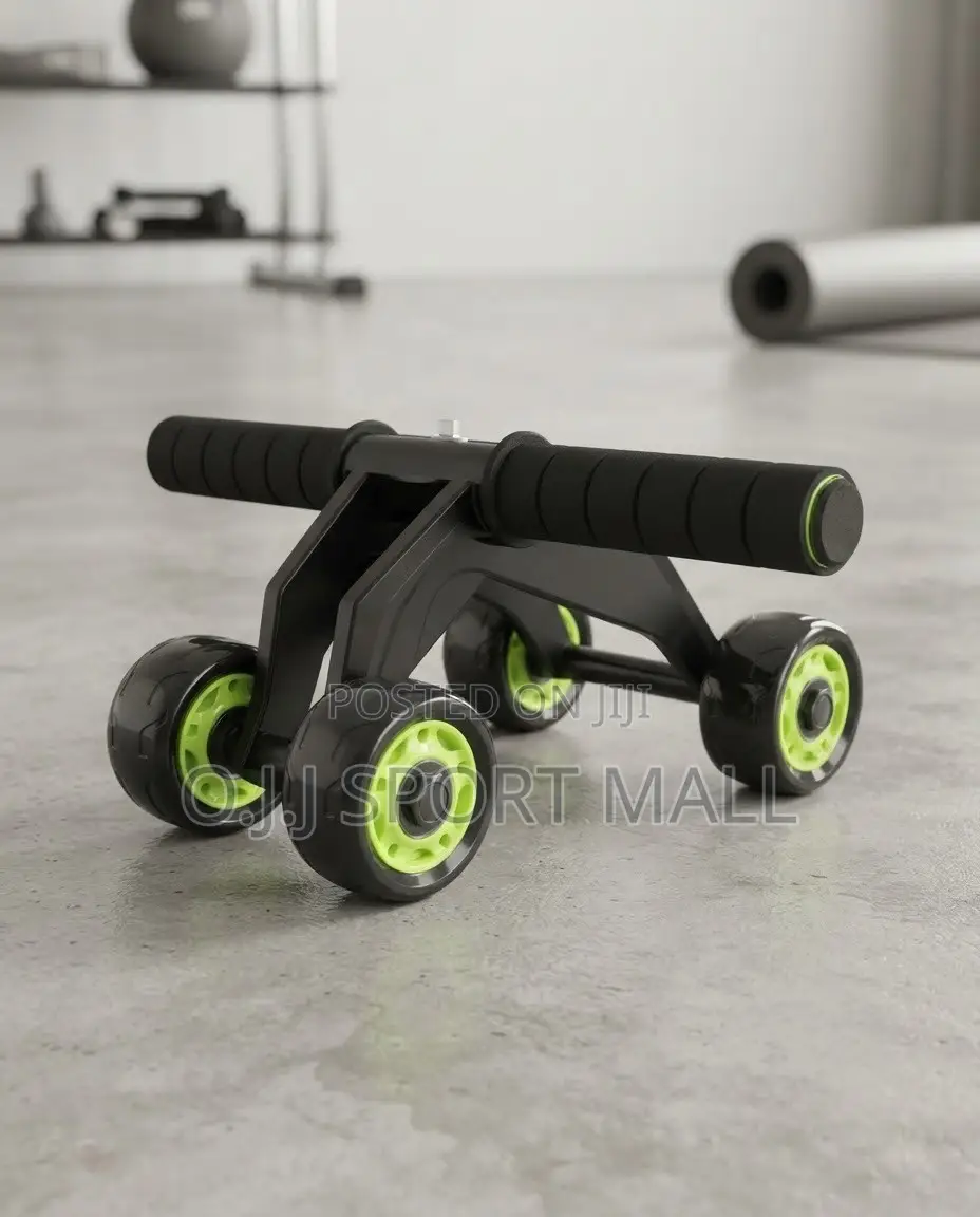 4 Wheel Workout Power Roller – Abdominal Core Exercise Wheel