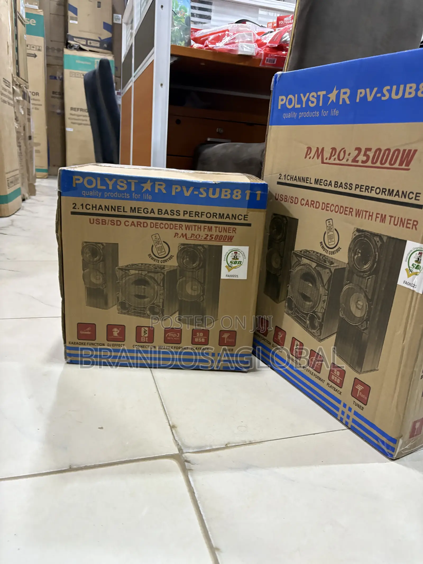 Polystar PV-SUB811 Party Sound System