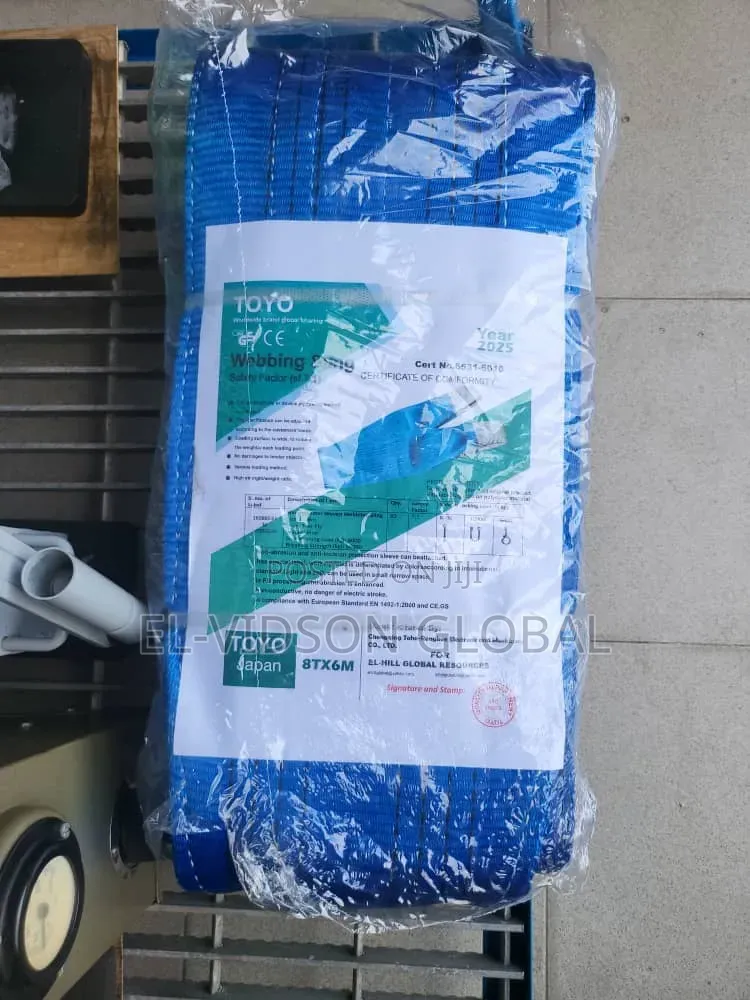 8-Ton by 6-Meter (8t*6m) Flat Webbing Lifting Sling