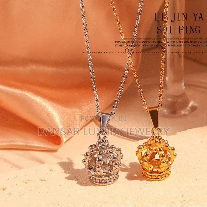 Royal Crown Pendant Necklace
