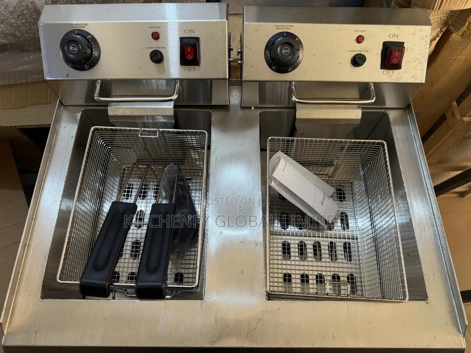 Brand New Electric Fryer Double Basket