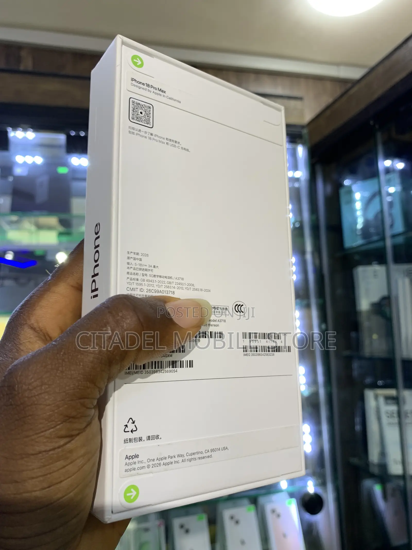 New Apple iPhone 18 Pro Max 256 GB