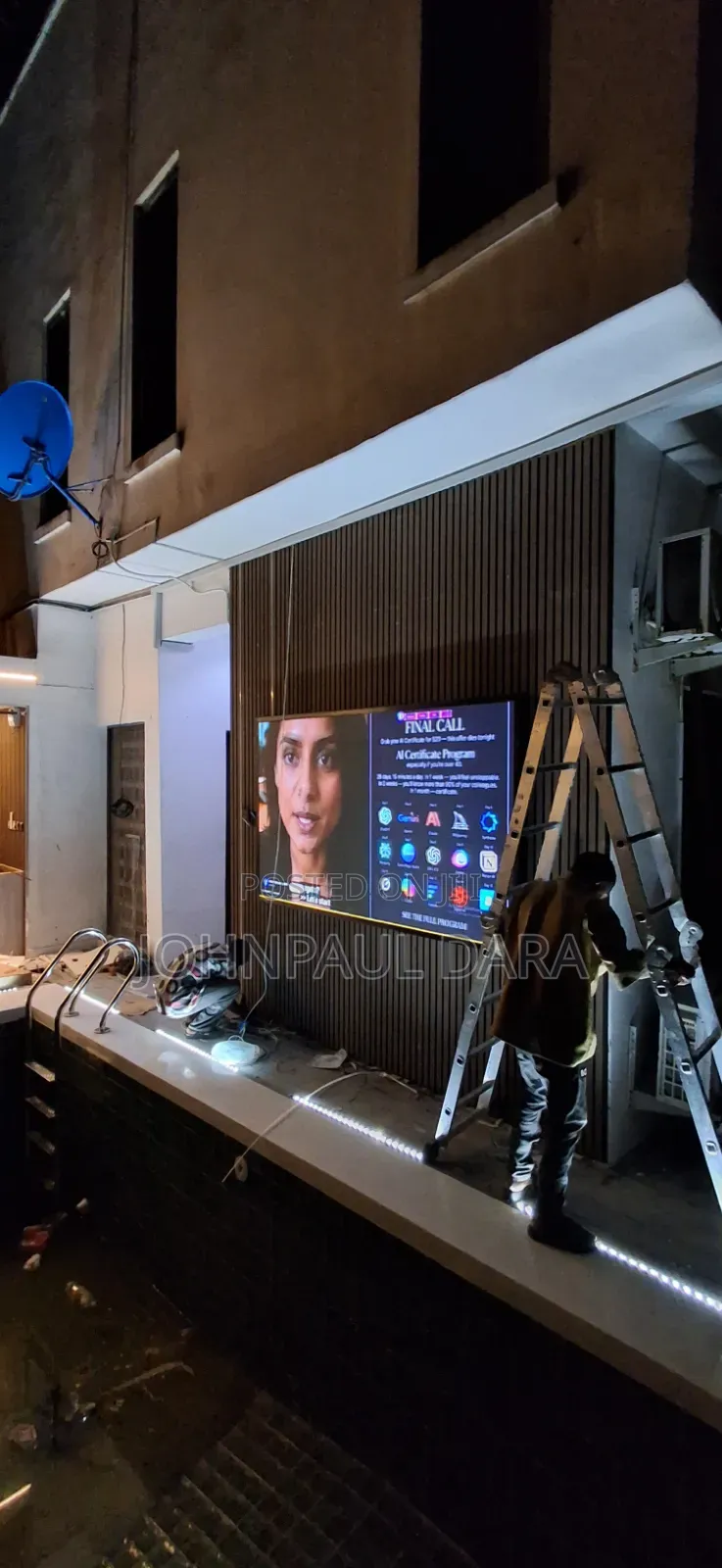 Led Screen Swimming Pool