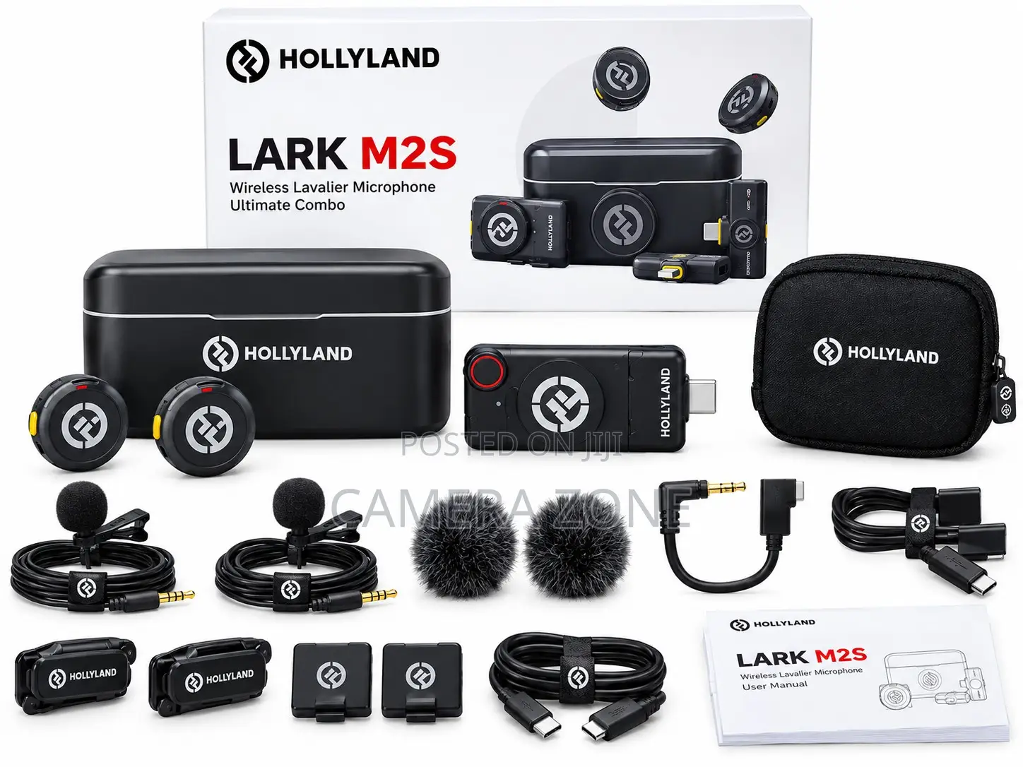 HOLLY LAND LARK M2S Wireless Microphone With Noise Cancellation.
