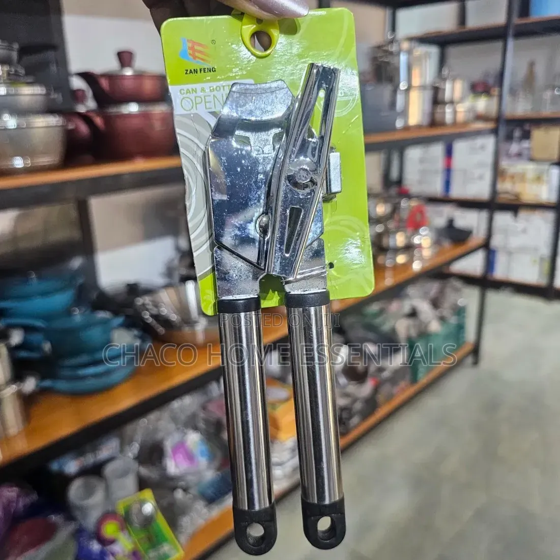 Stainless Steel Manual Can and Bottle Opener