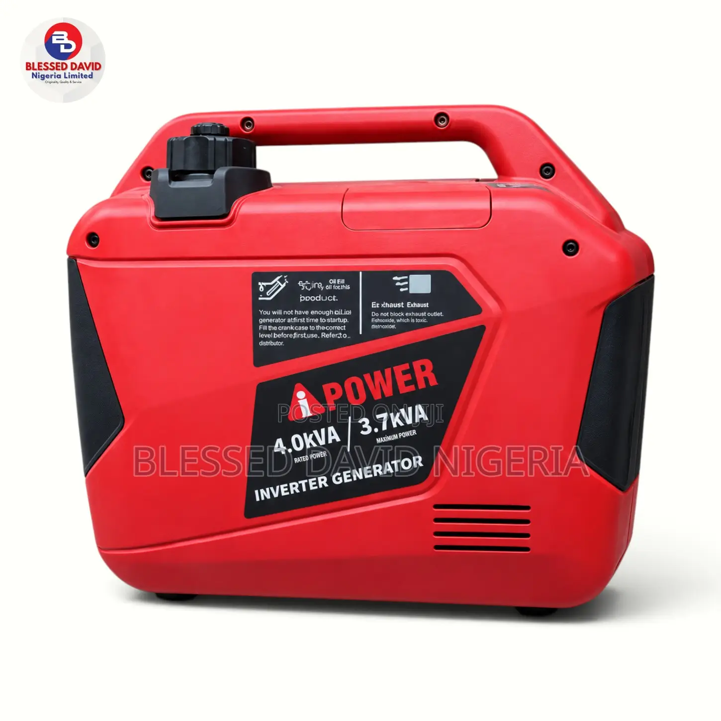 iPower A6800iS 3.7kva / 4.0kva Quiet Petrol Inverter Generator