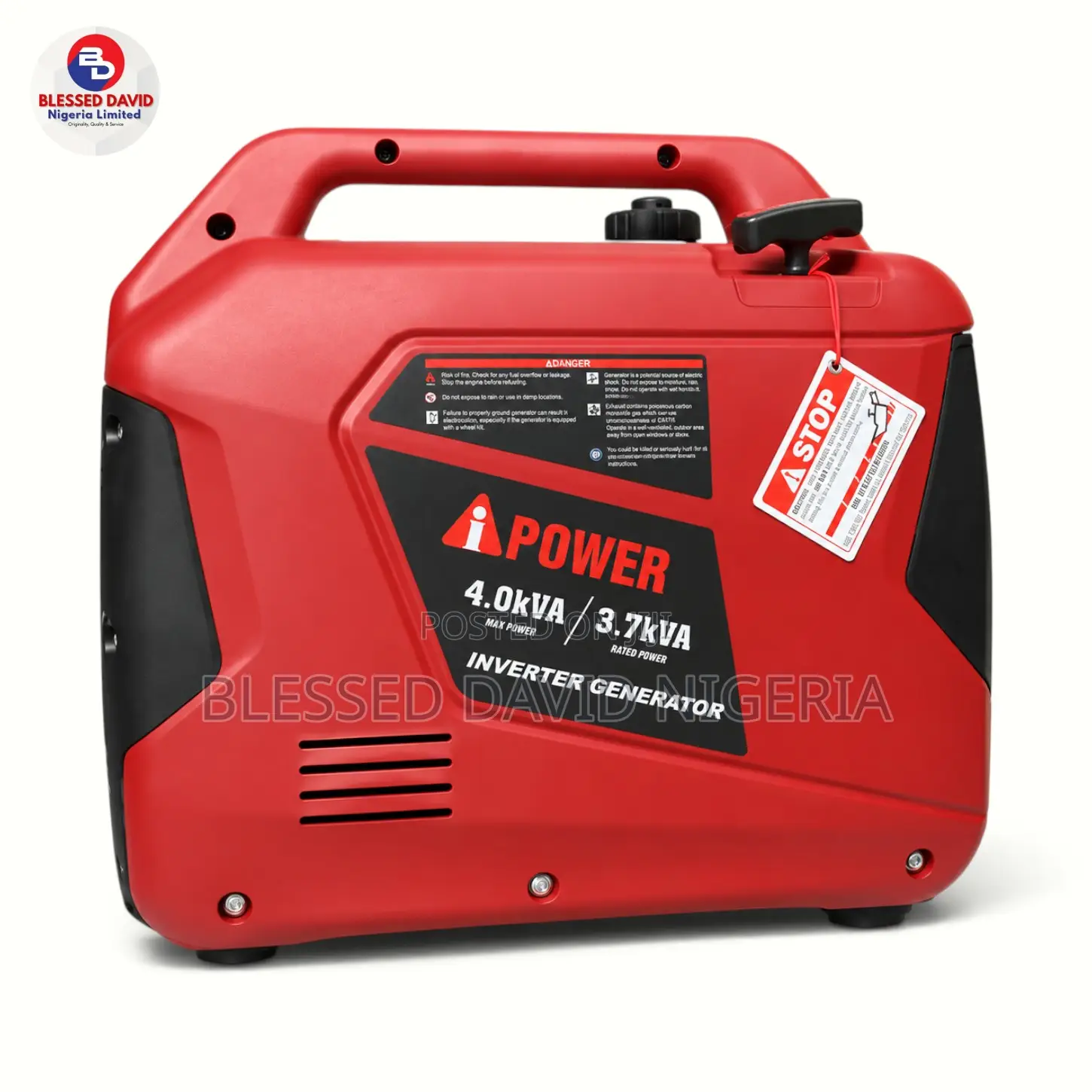 iPower A6800iS 3.7kva / 4.0kva Quiet Petrol Inverter Generator