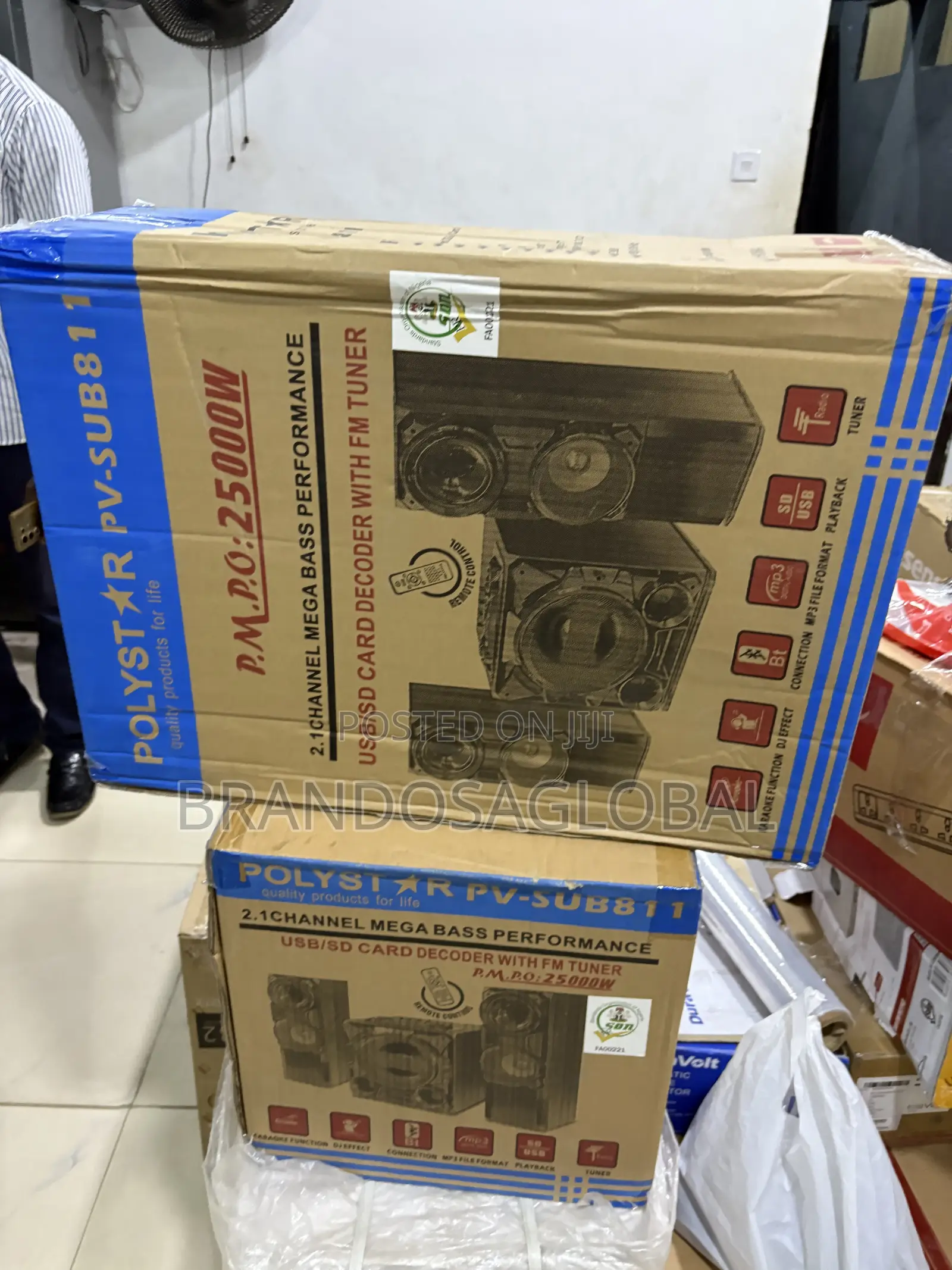 Polystar PV-SUB811 Bluetooth Home Theater Speaker