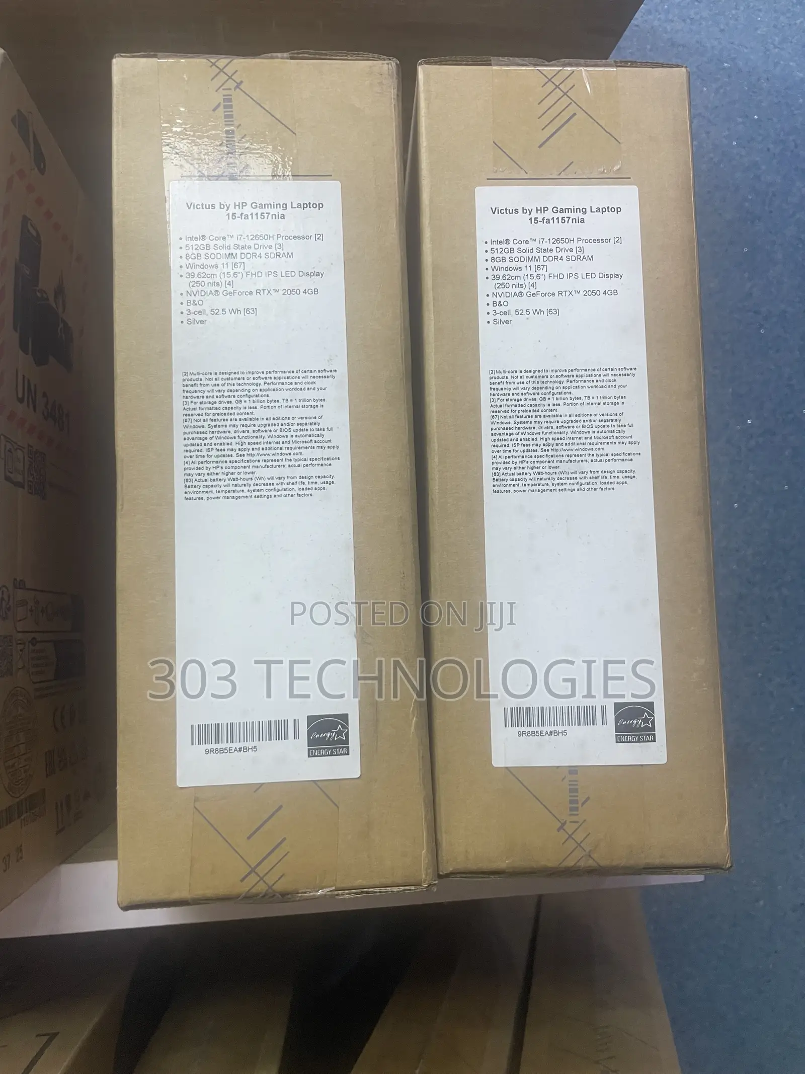 New Laptop HP Victus 15 6GB Intel Core i7 SSD 512GB