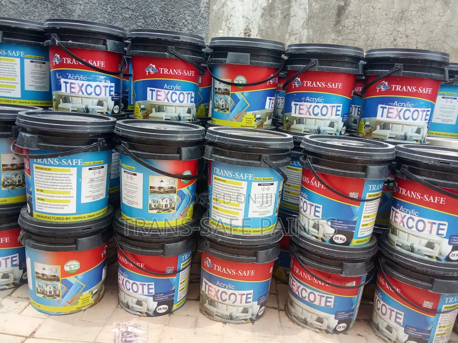 Trans-Safe High Quality TEXCOTE PAINT