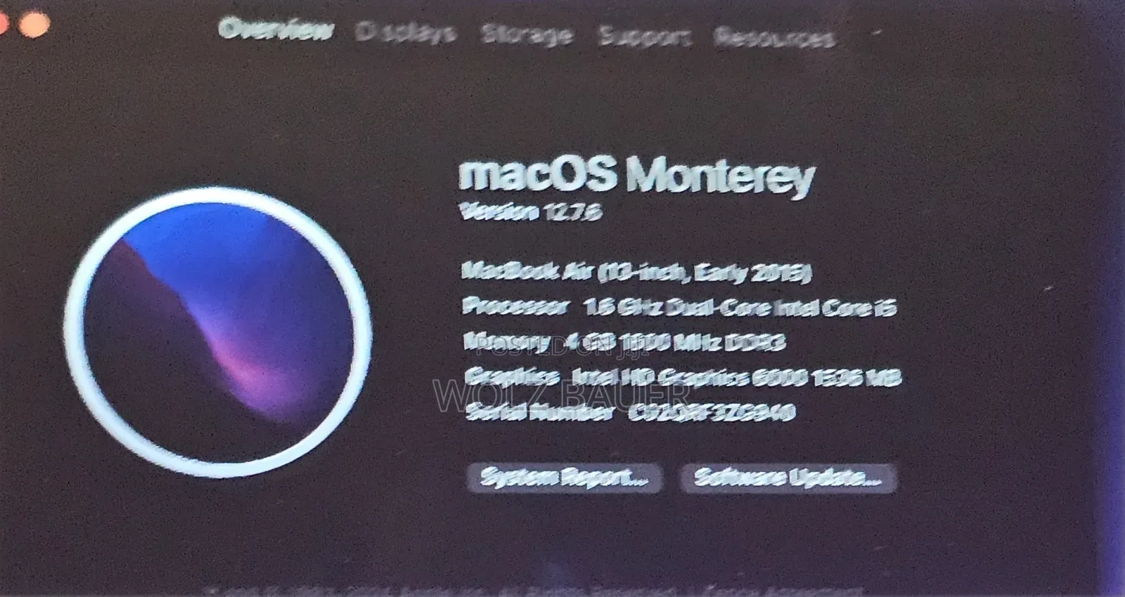 Laptop Apple MacBook 2015 4GB Intel Core i5 SSD 128GB