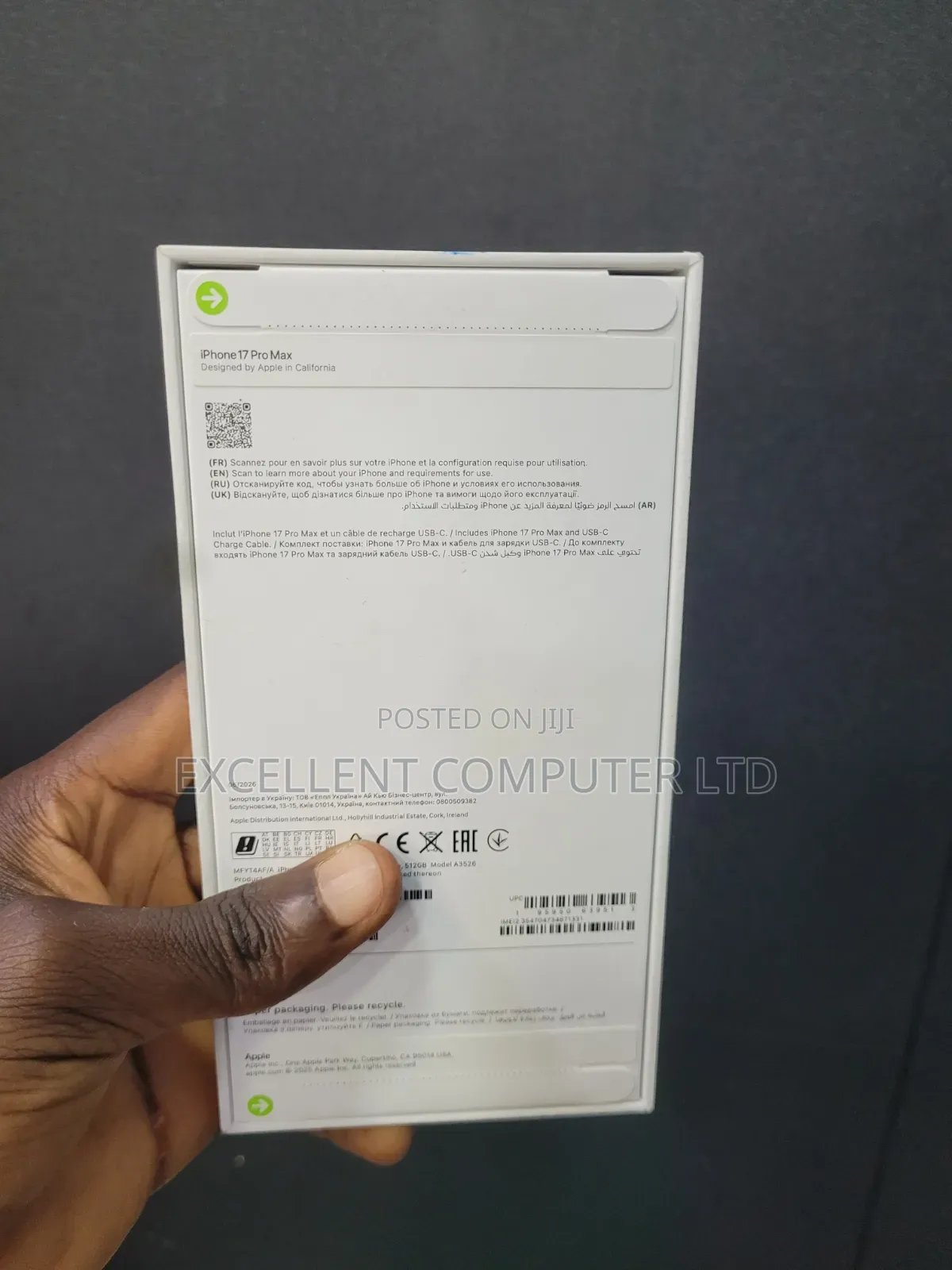 New Apple iPhone 17 Pro Max 512 GB Orange