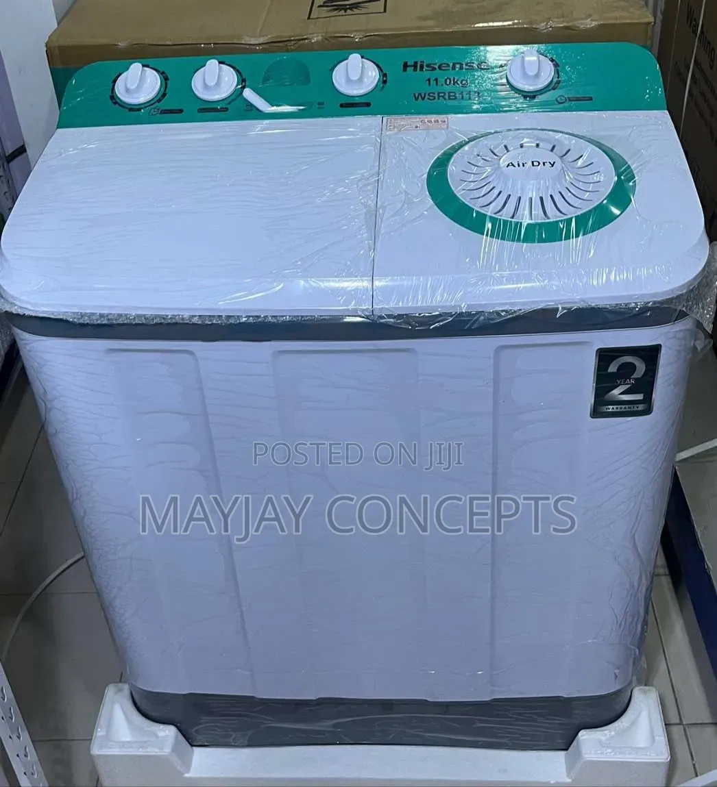 Hisense 11kg Twin Tub Washing Machine With Air Dry Spin