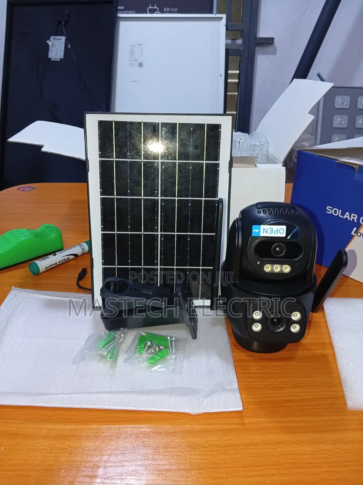 Solar Powered Double-Lens Camera