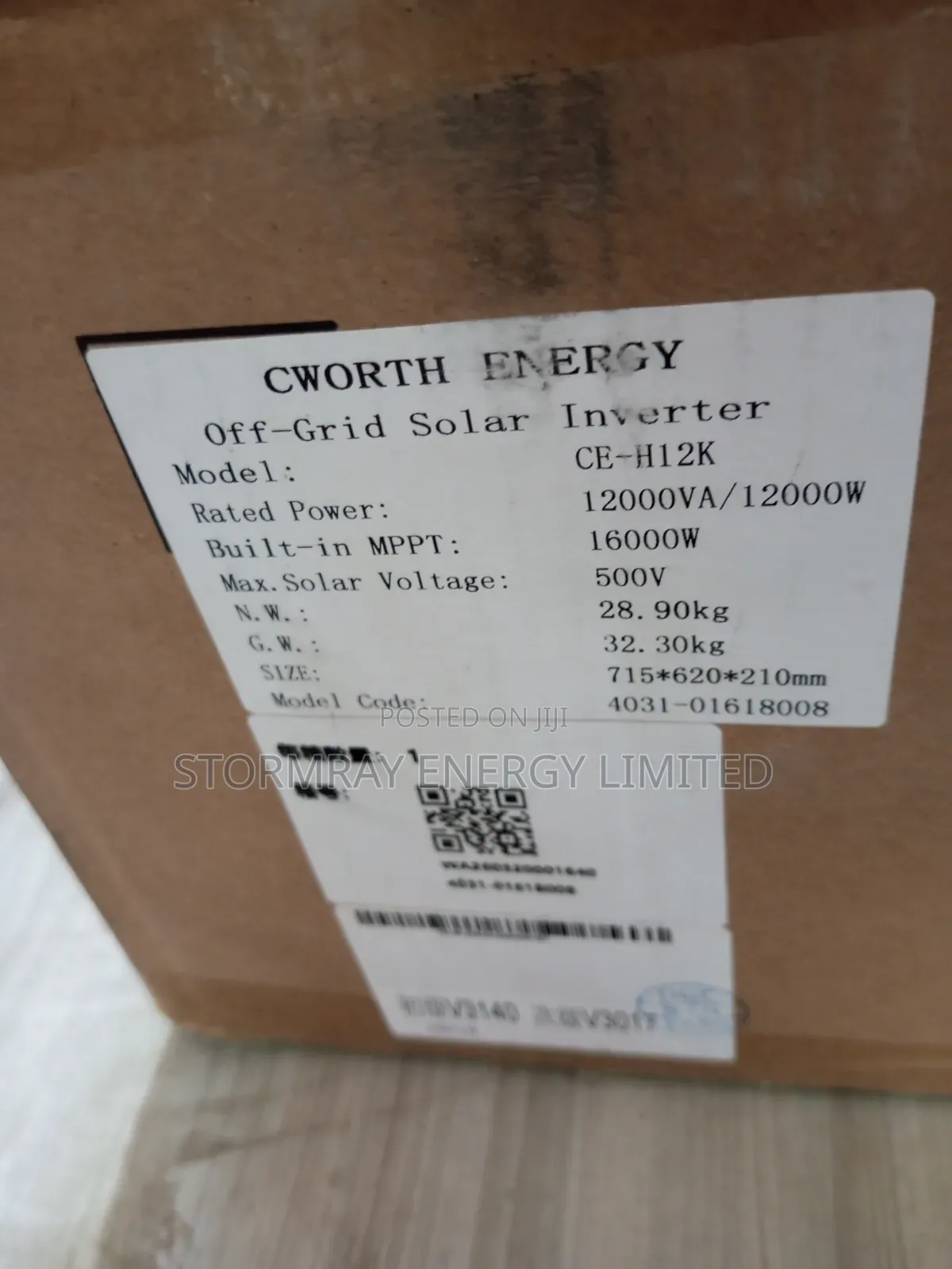 12kva CWorth Pure Since Wave Hybrid Inverter