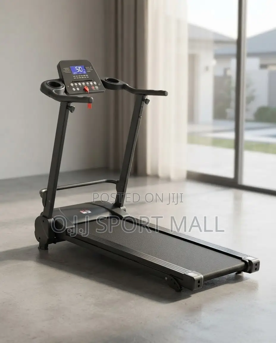 2.5HP Motorised Treadmill – Foldable, Bluetooth, USB 130kg Capacity
