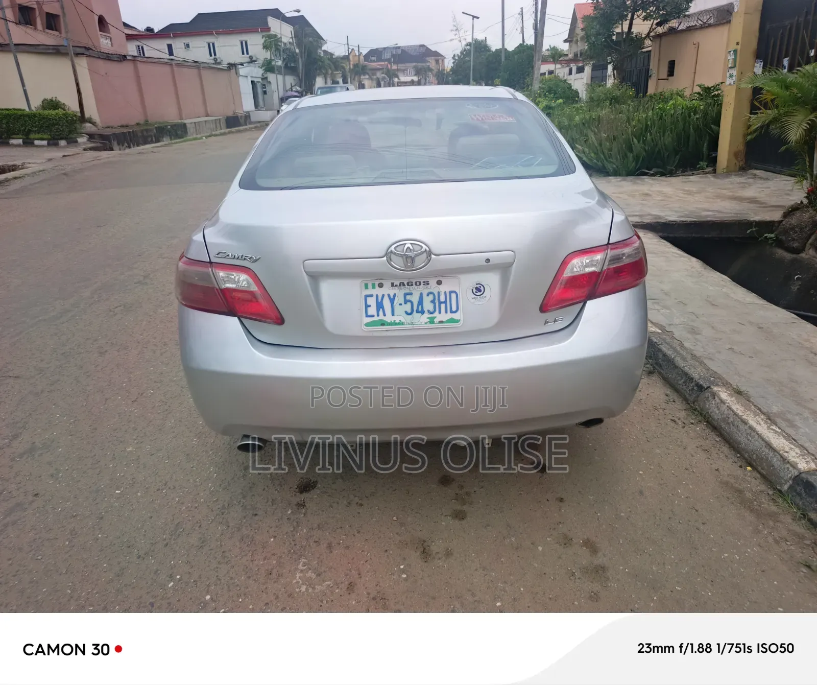 Toyota Camry 3.5 LE 2008 Silver